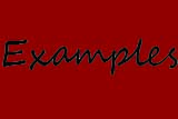 examples