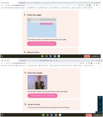 X-Ray Goggles Example